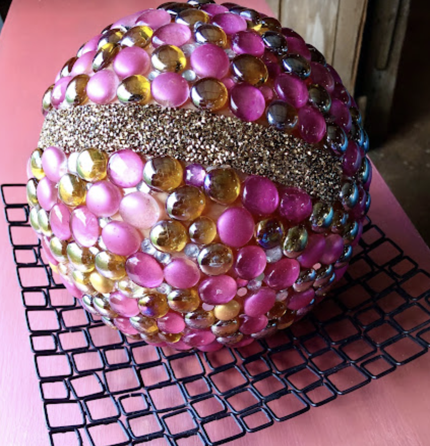 Pretty in Pink Bedazzled Ball