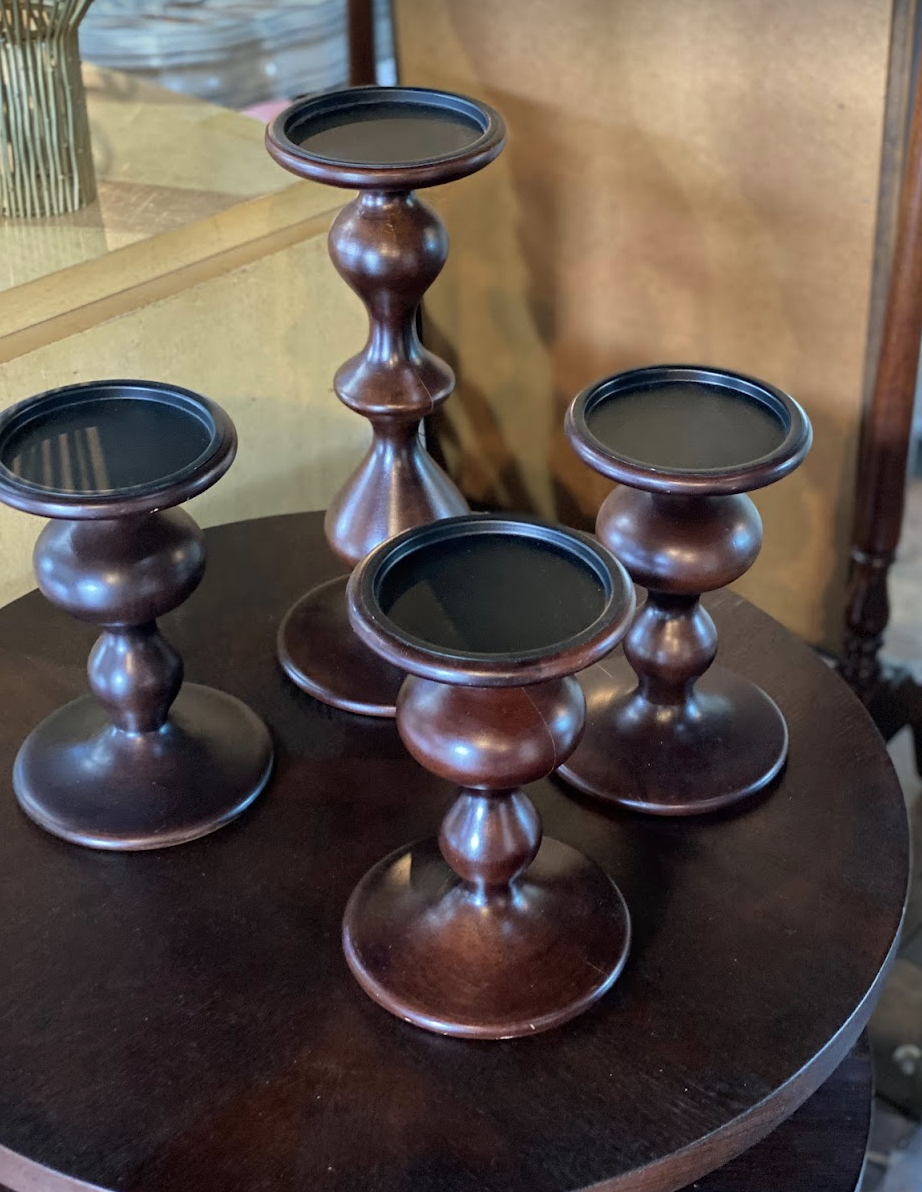Spindle Candle Holders