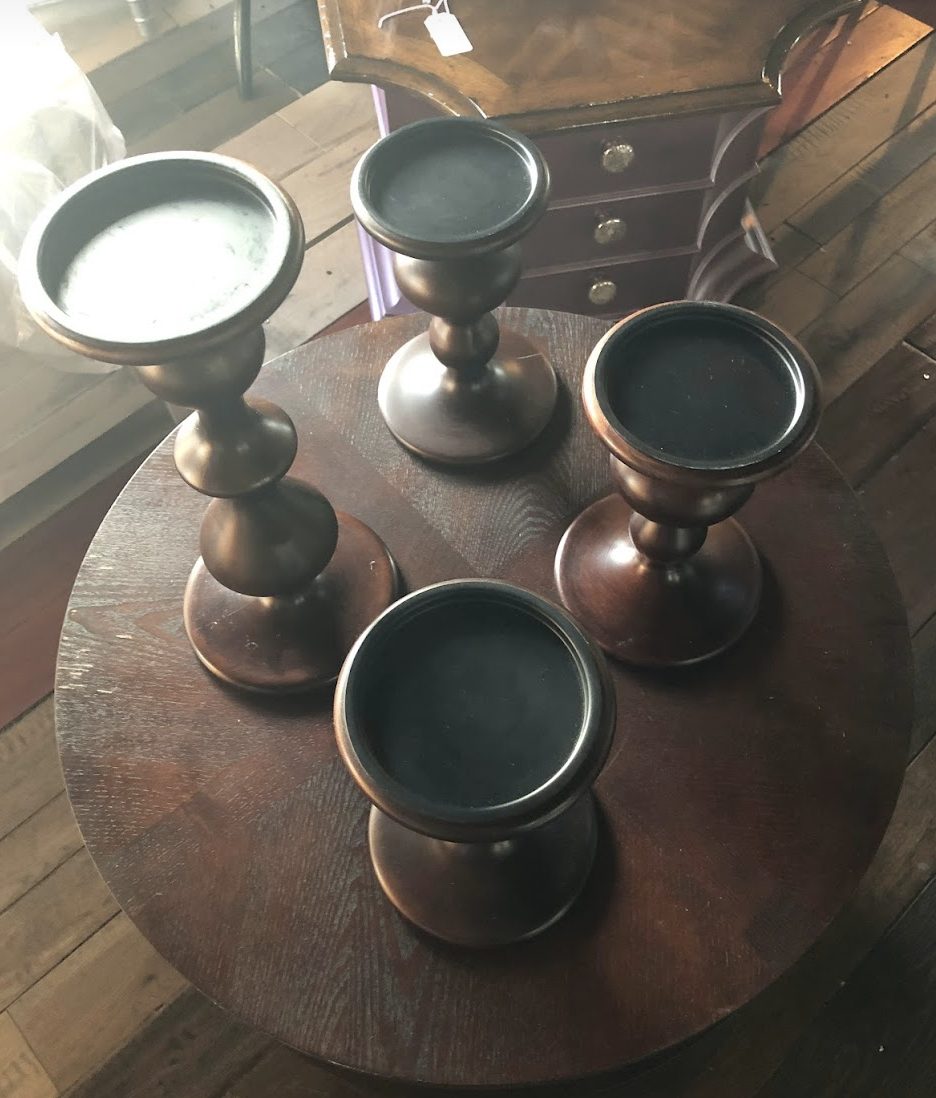 Spindle Candle Holders